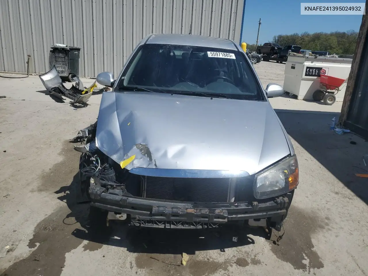 2009 Kia Spectra Sx VIN: KNAFE241395024932 Lot: 55971885