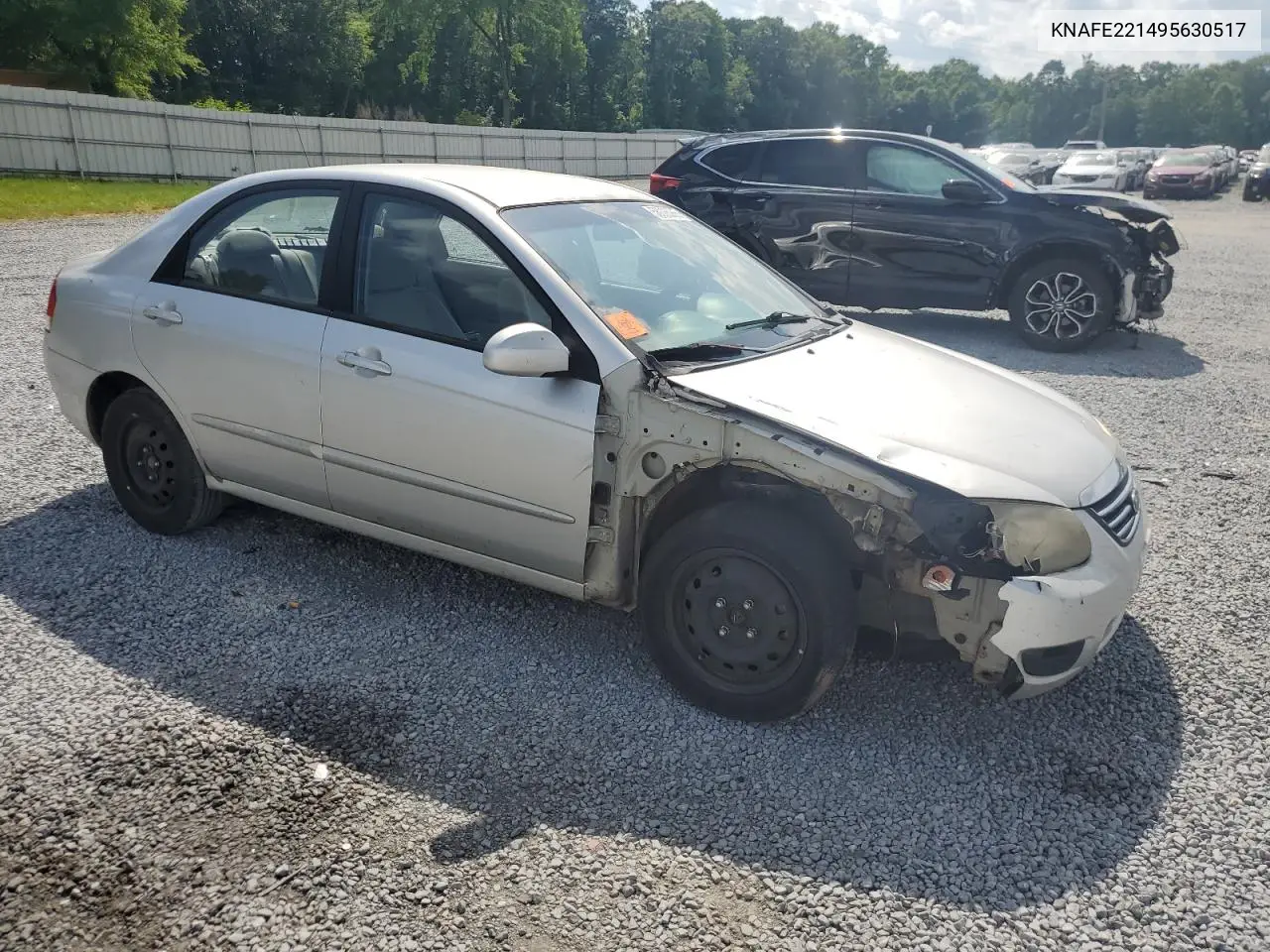 2009 Kia Spectra Ex VIN: KNAFE221495630517 Lot: 56006285