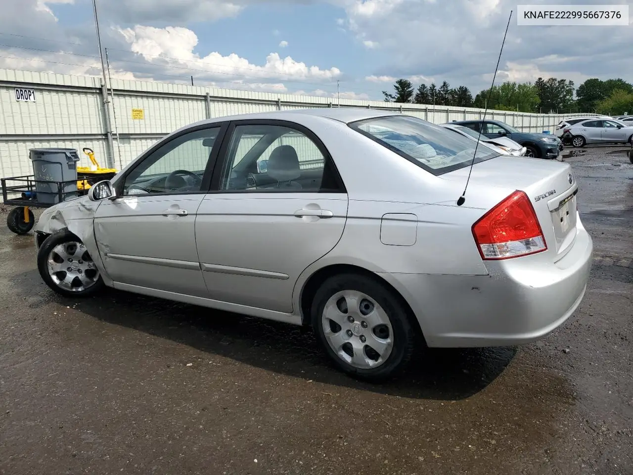 2009 Kia Spectra Ex VIN: KNAFE222995667376 Lot: 56019545