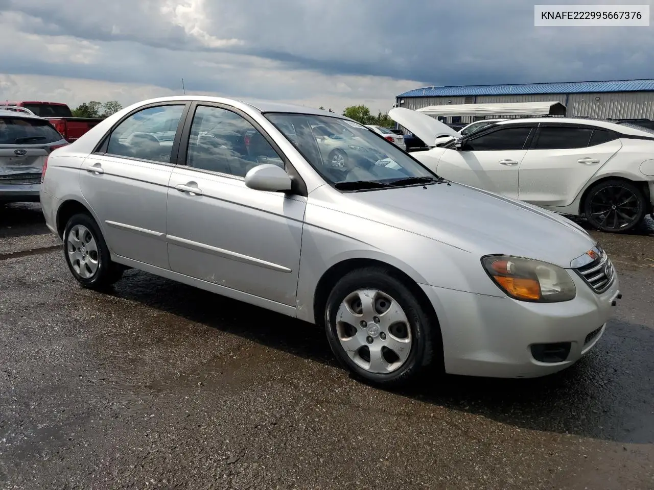 2009 Kia Spectra Ex VIN: KNAFE222995667376 Lot: 56019545