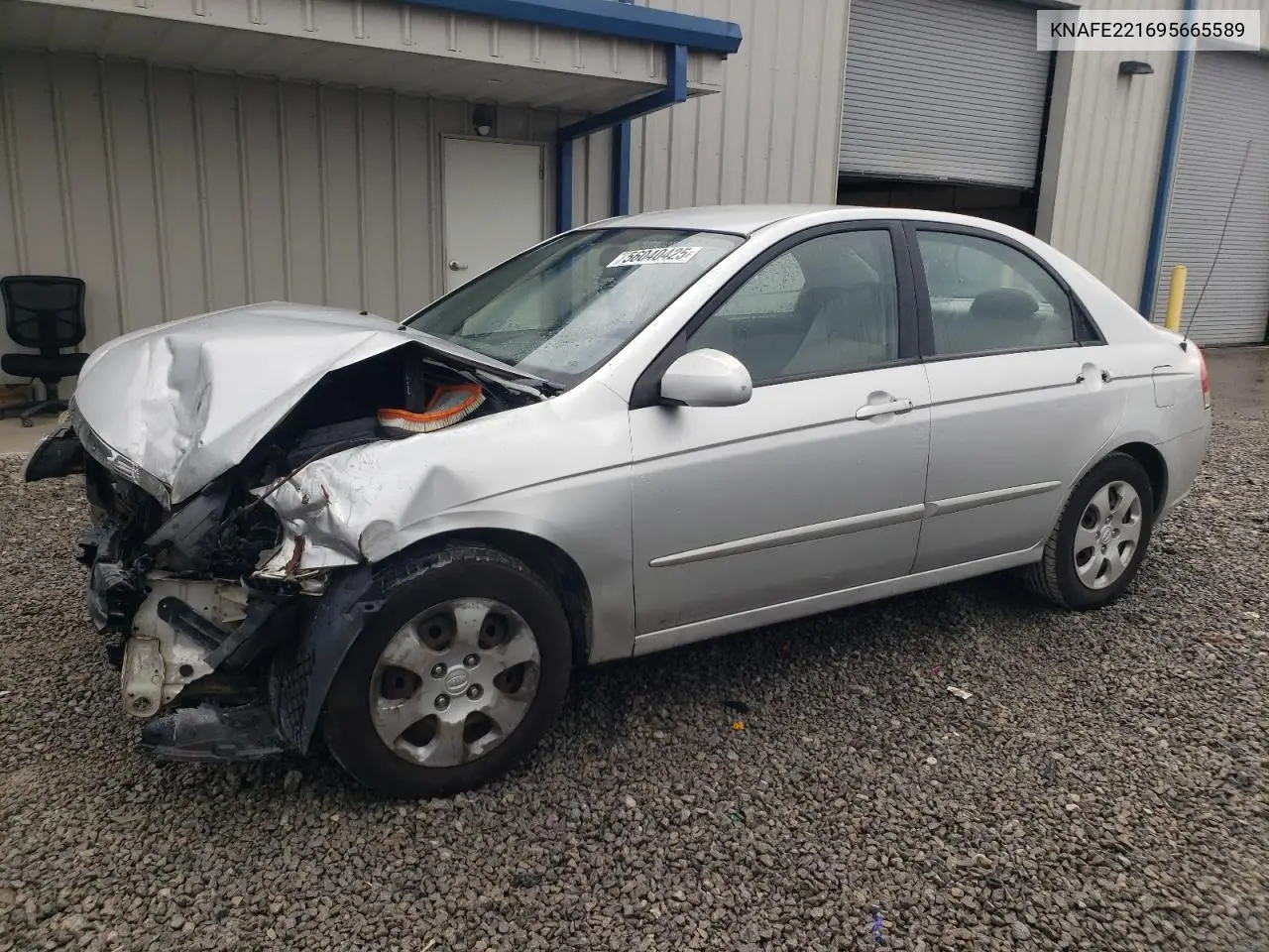 2009 Kia Spectra Ex VIN: KNAFE221695665589 Lot: 56040425