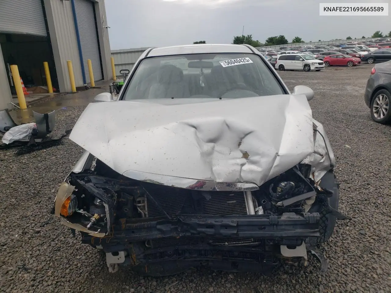 2009 Kia Spectra Ex VIN: KNAFE221695665589 Lot: 56040425