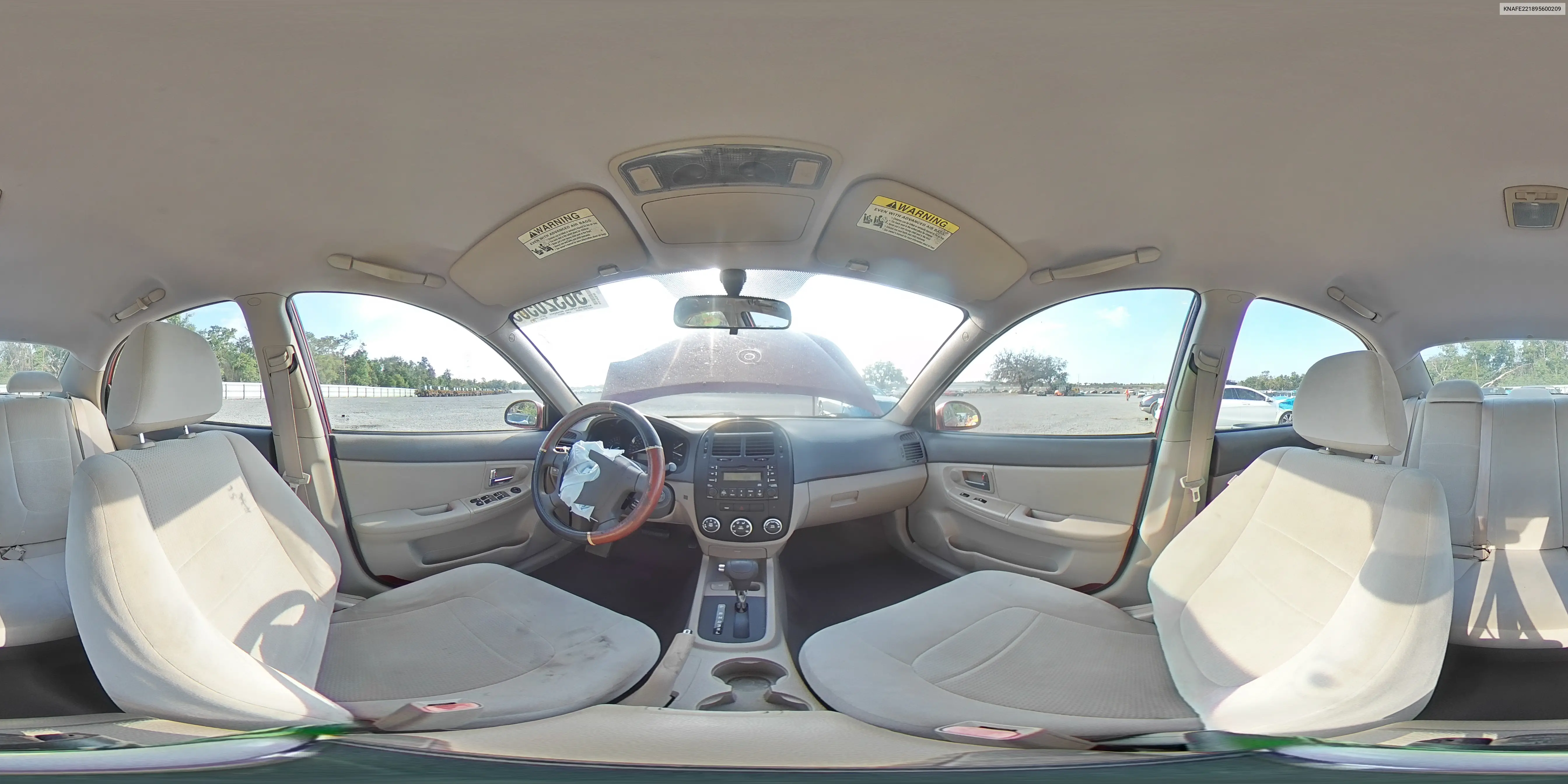 2009 Kia Spectra Ex VIN: KNAFE221895600209 Lot: 56320565