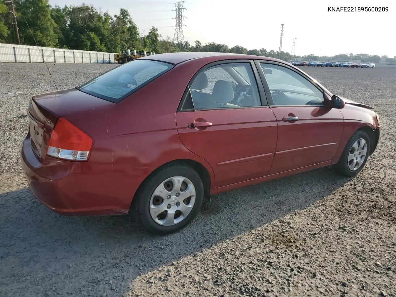 2009 Kia Spectra Ex VIN: KNAFE221895600209 Lot: 56320565