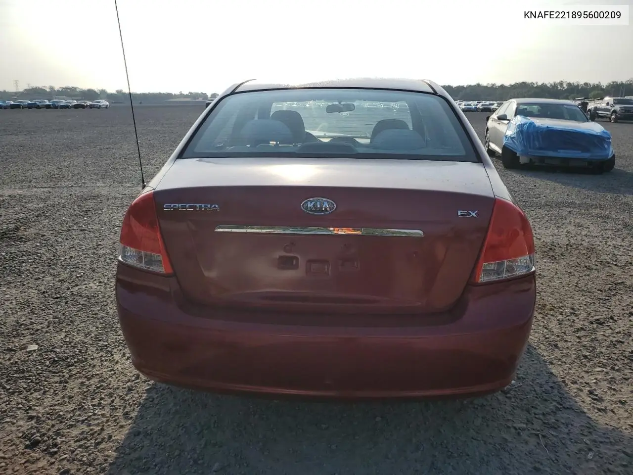 2009 Kia Spectra Ex VIN: KNAFE221895600209 Lot: 56320565