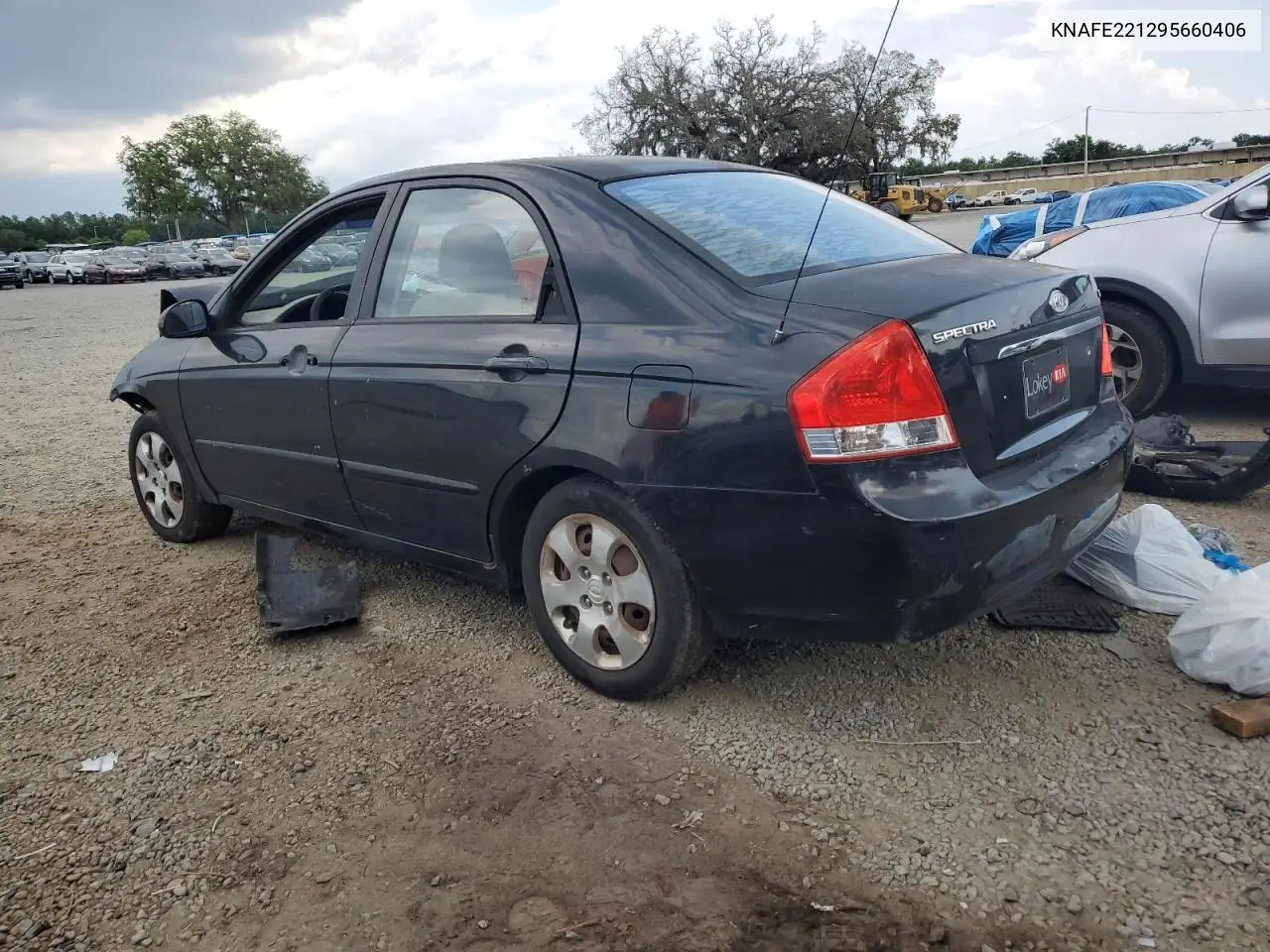 2009 Kia Spectra Ex VIN: KNAFE221295660406 Lot: 56399355