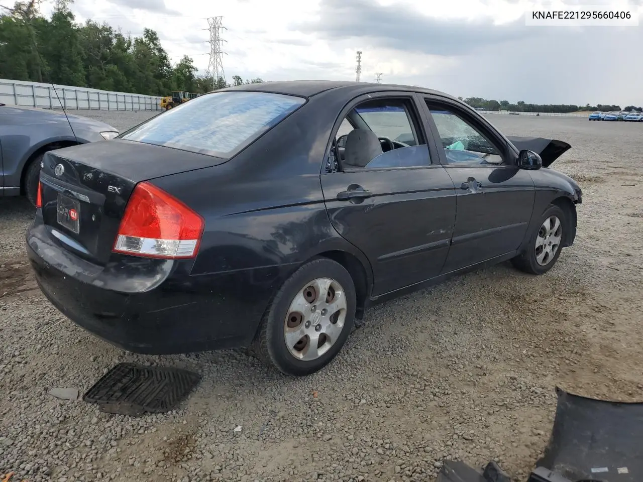 2009 Kia Spectra Ex VIN: KNAFE221295660406 Lot: 56399355