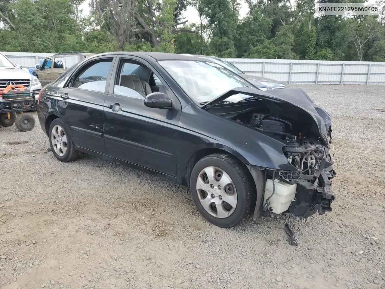 2009 Kia Spectra Ex VIN: KNAFE221295660406 Lot: 56399355