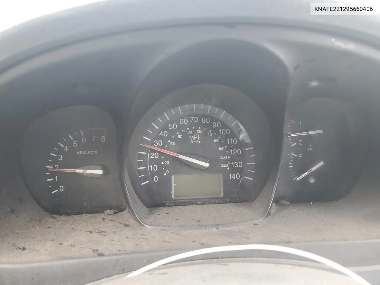 2009 Kia Spectra Ex VIN: KNAFE221295660406 Lot: 56399355