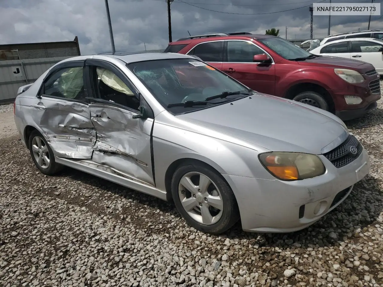 2009 Kia Spectra Ex VIN: KNAFE221795027173 Lot: 56683355