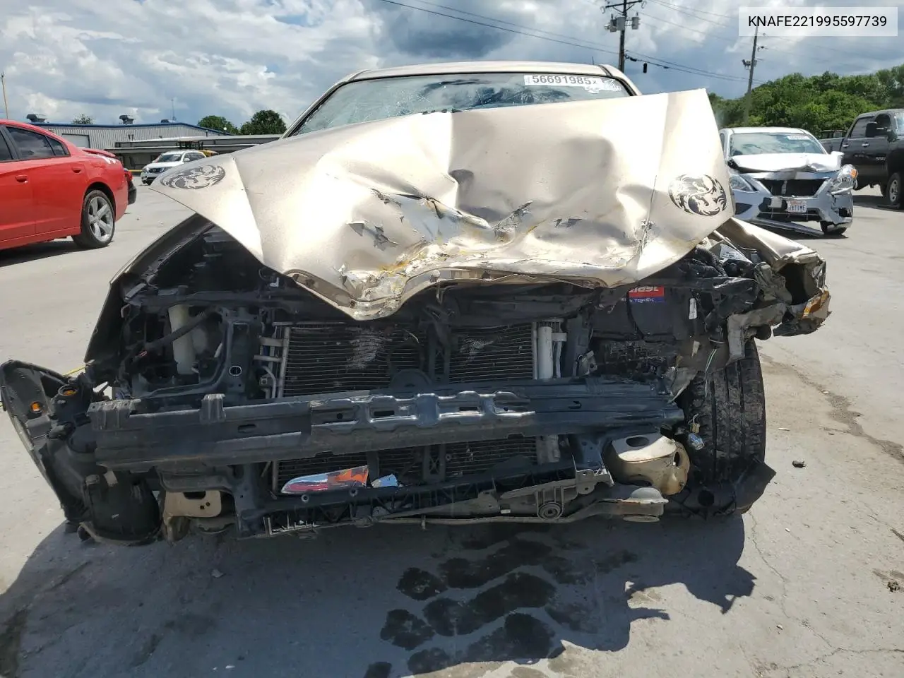 2009 Kia Spectra Ex VIN: KNAFE221995597739 Lot: 56691985