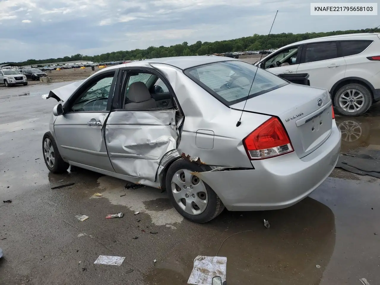 2009 Kia Spectra Ex VIN: KNAFE221795658103 Lot: 60278295
