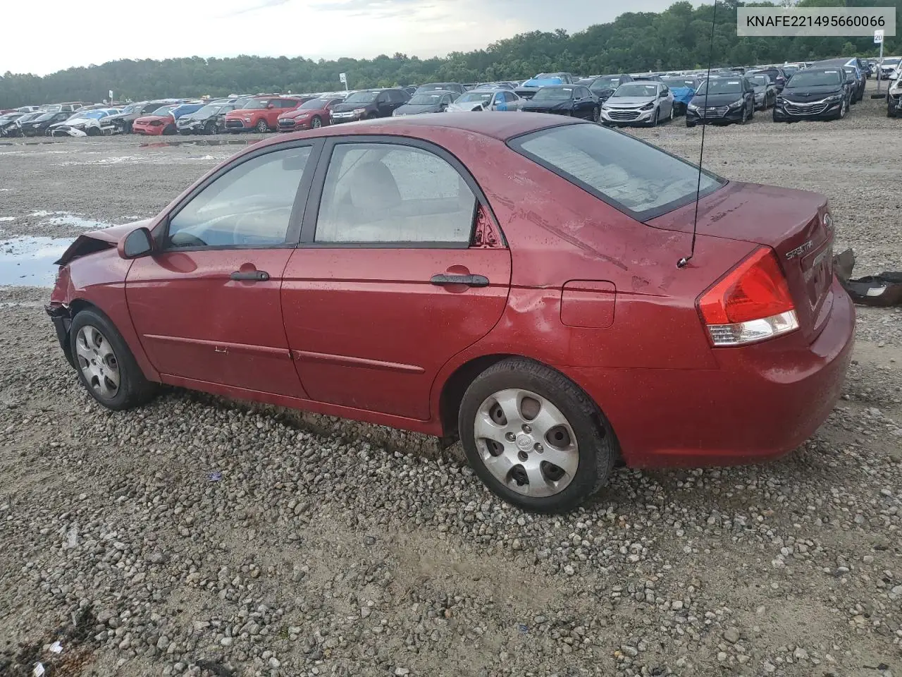 2009 Kia Spectra Ex VIN: KNAFE221495660066 Lot: 61473335