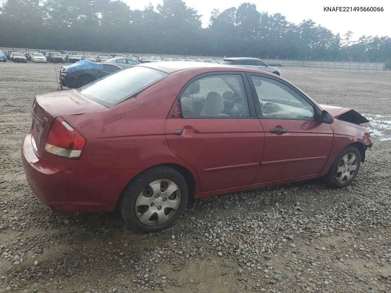 2009 Kia Spectra Ex VIN: KNAFE221495660066 Lot: 61473335