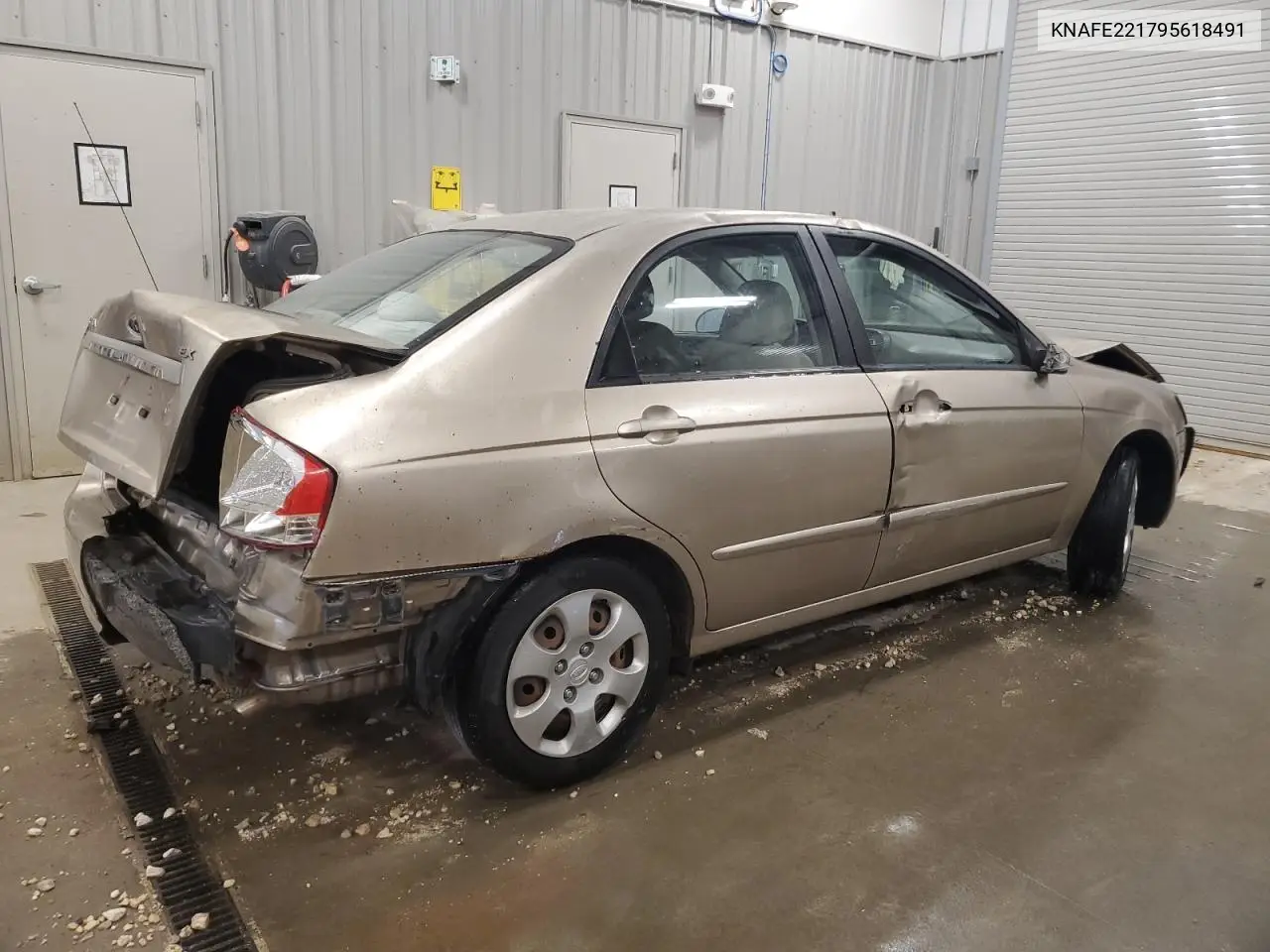 2009 Kia Spectra Ex VIN: KNAFE221795618491 Lot: 61639575
