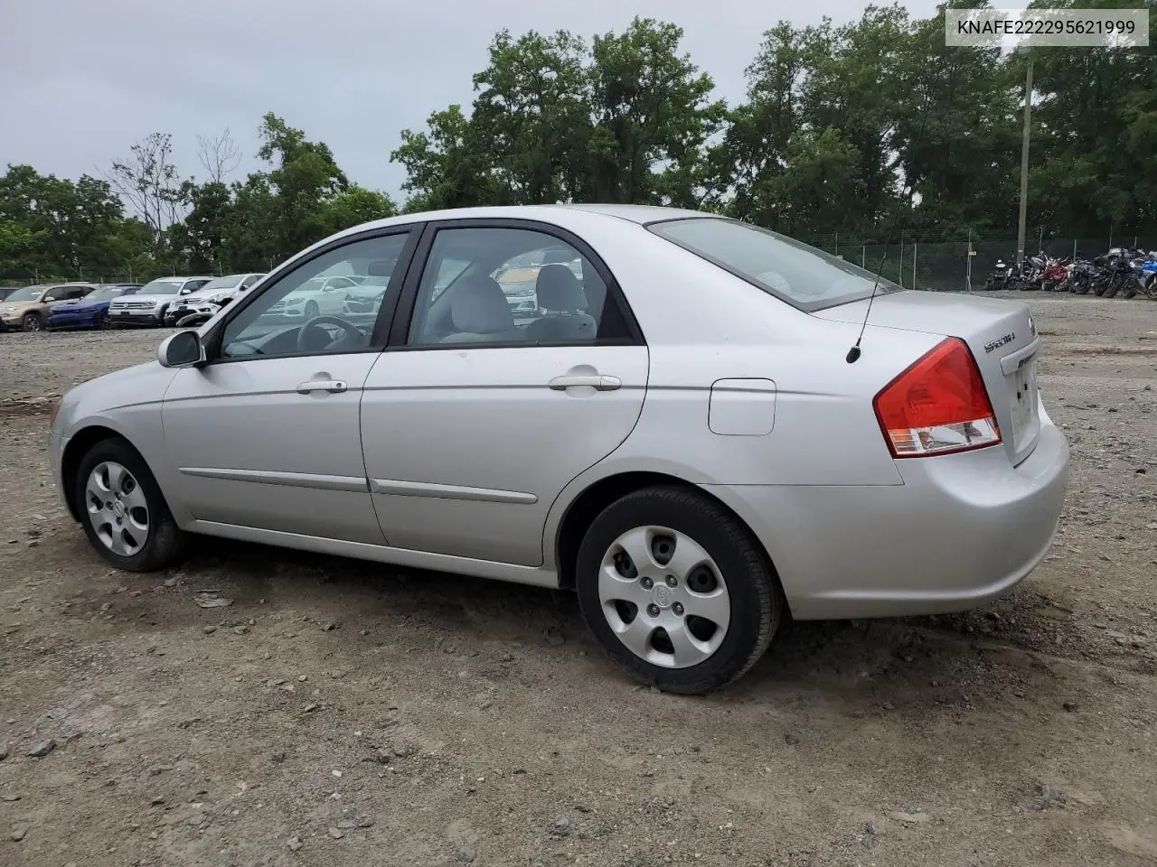 2009 Kia Spectra Ex VIN: KNAFE222295621999 Lot: 61991305