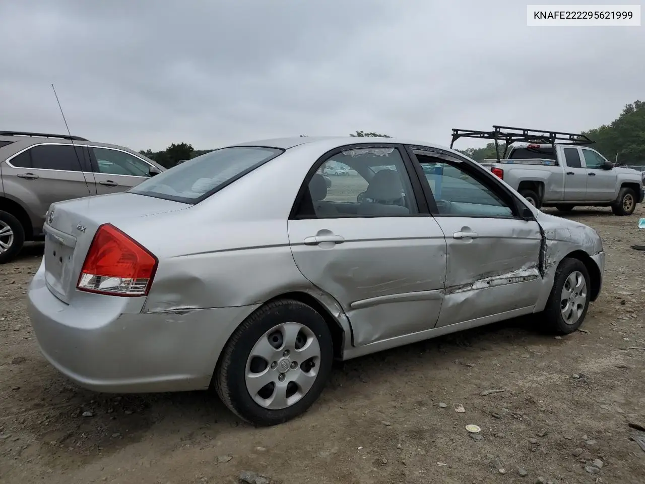 2009 Kia Spectra Ex VIN: KNAFE222295621999 Lot: 61991305