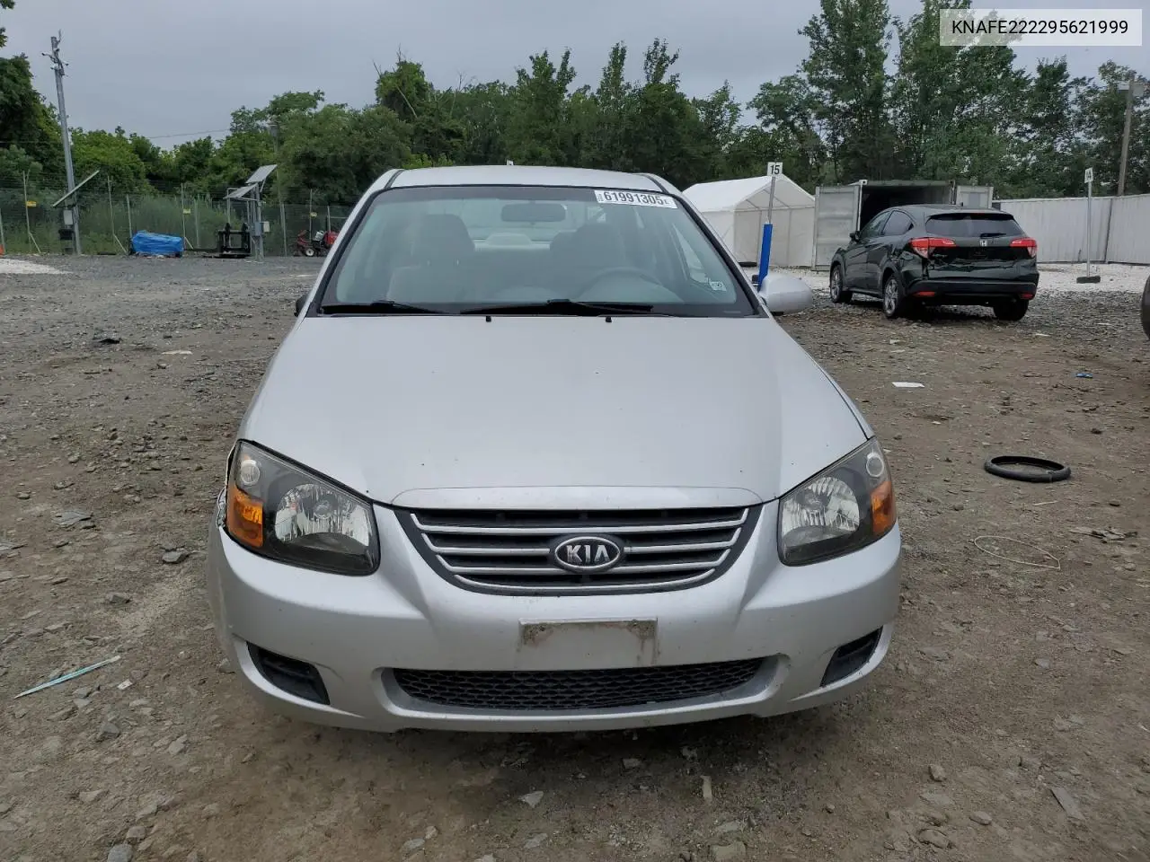 2009 Kia Spectra Ex VIN: KNAFE222295621999 Lot: 61991305