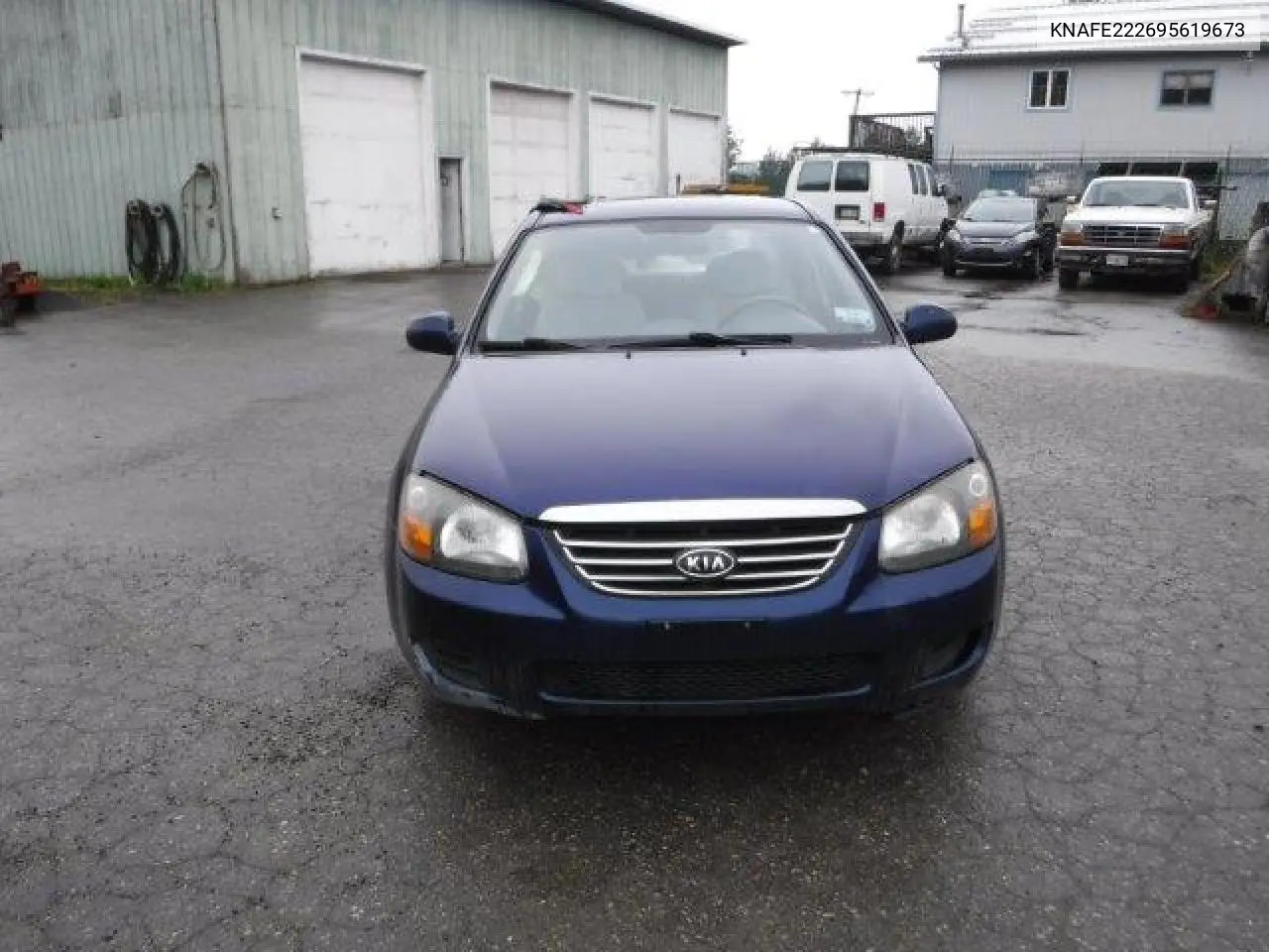 2009 Kia Spectra Ex VIN: KNAFE222695619673 Lot: 62959315