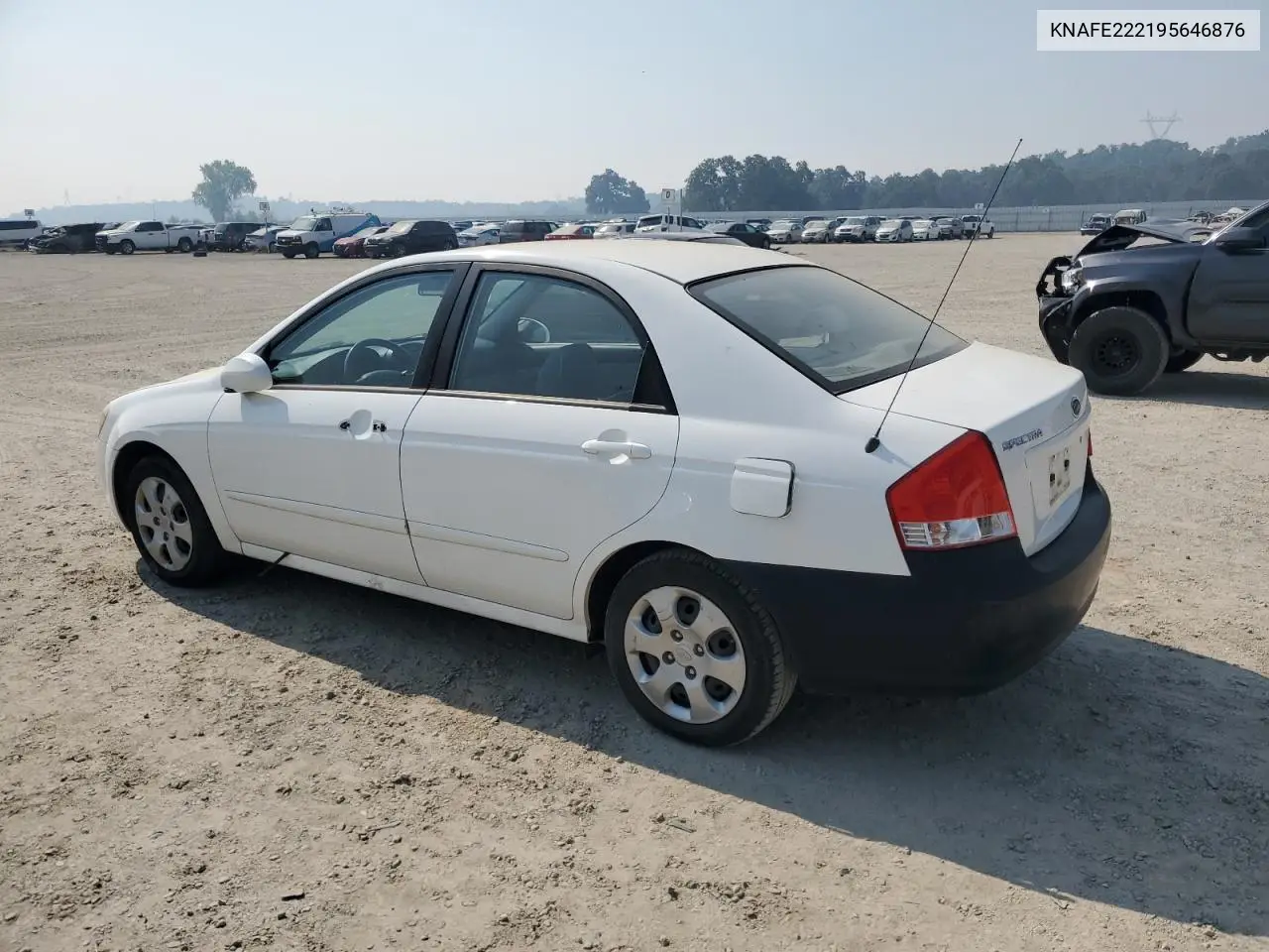 2009 Kia Spectra Ex VIN: KNAFE222195646876 Lot: 63816415
