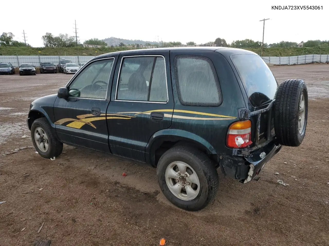 1997 Kia Sportage VIN: KNDJA723XV5543061 Lot: 58429515