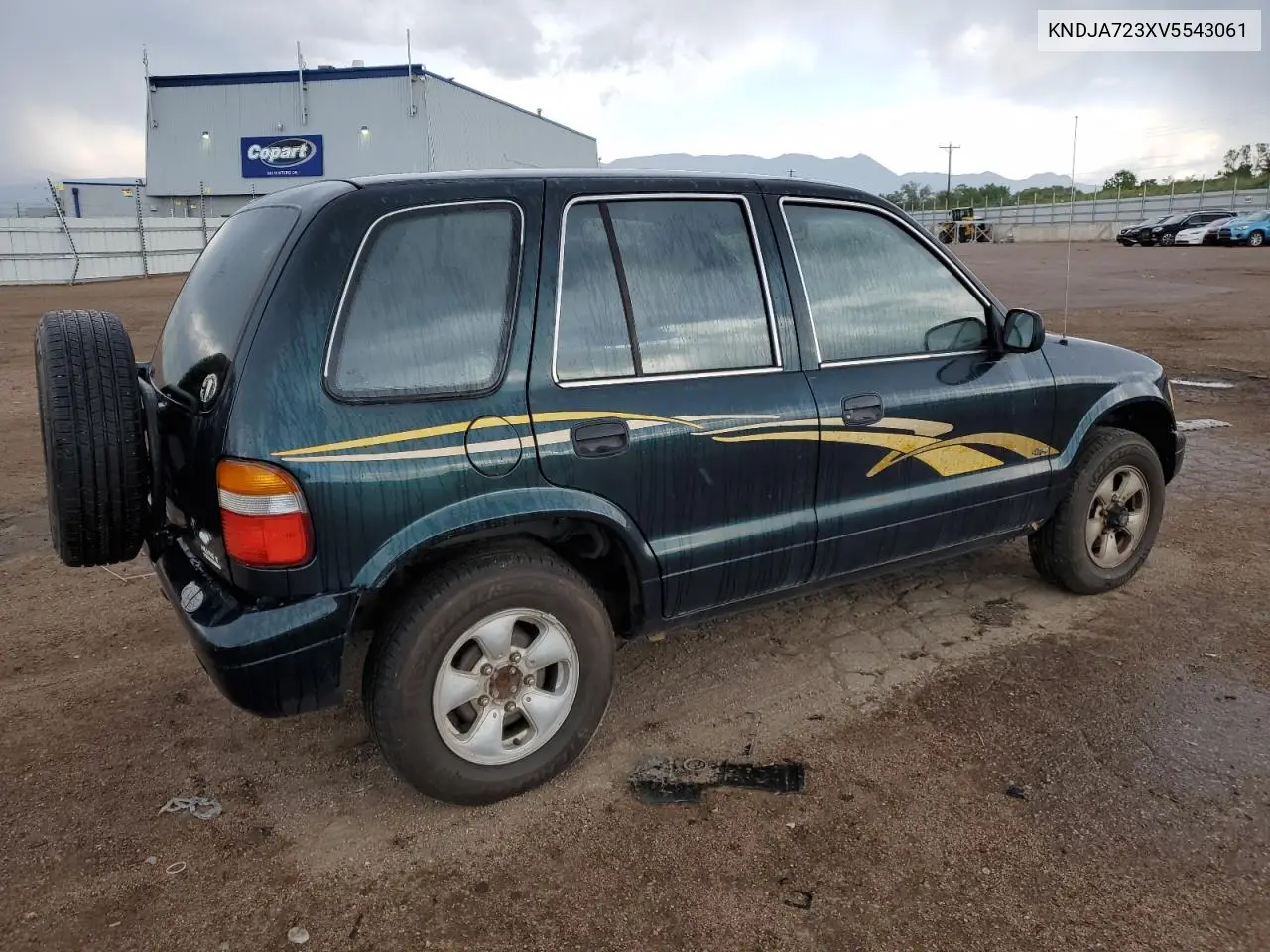 1997 Kia Sportage VIN: KNDJA723XV5543061 Lot: 58429515