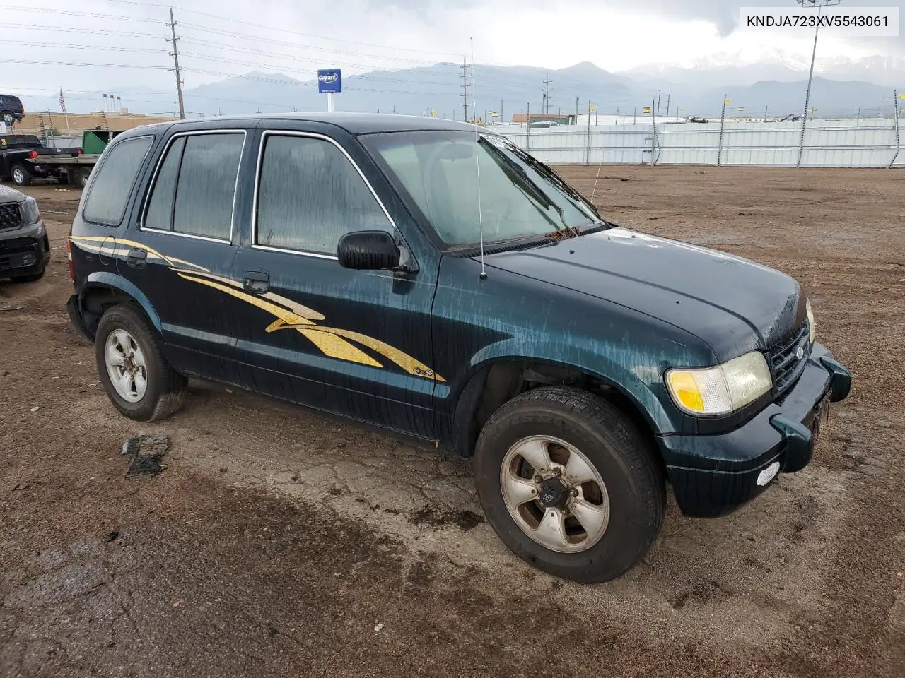1997 Kia Sportage VIN: KNDJA723XV5543061 Lot: 58429515