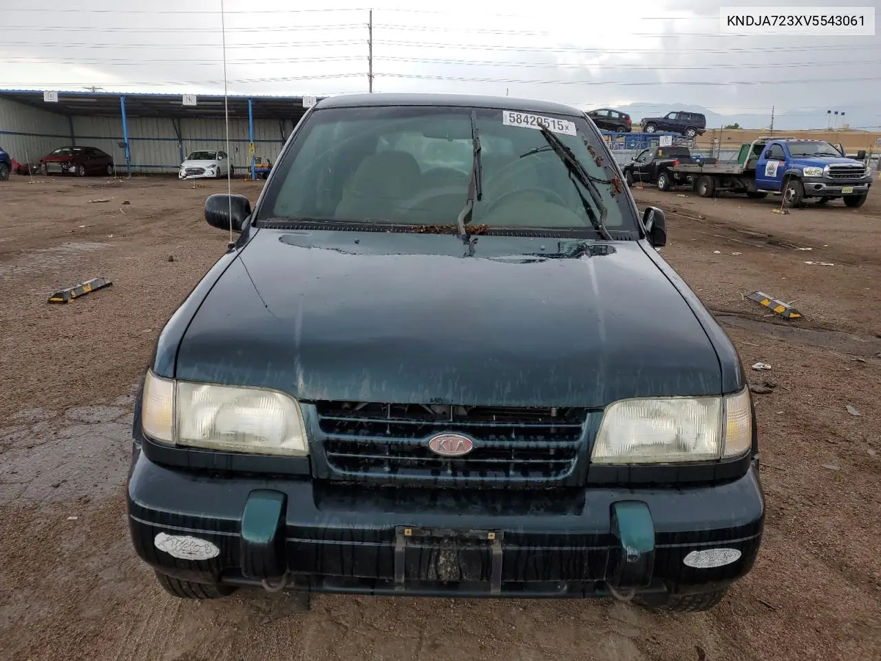 1997 Kia Sportage VIN: KNDJA723XV5543061 Lot: 58429515