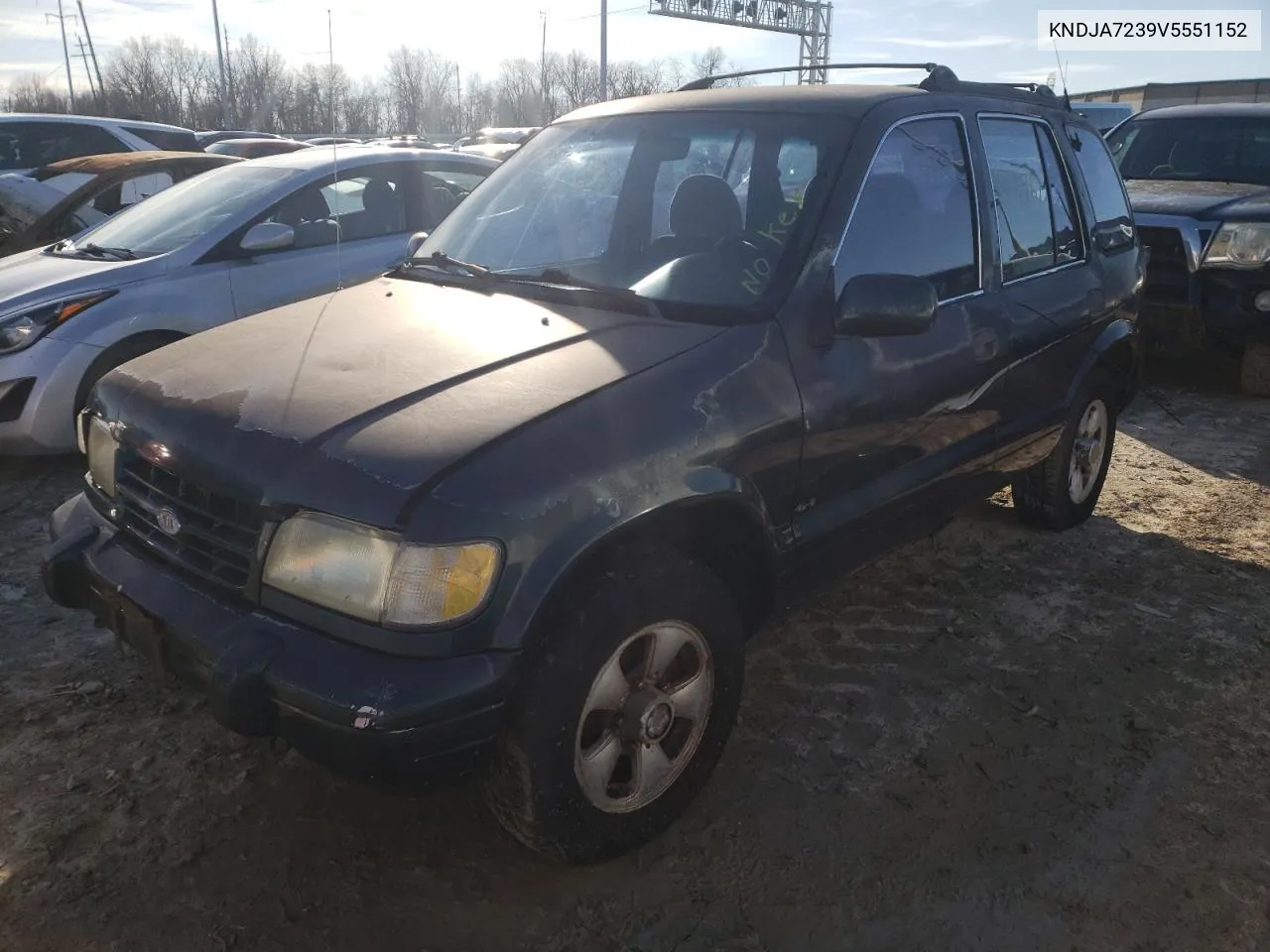 1997 Kia Sportage VIN: KNDJA7239V5551152 Lot: 70155841