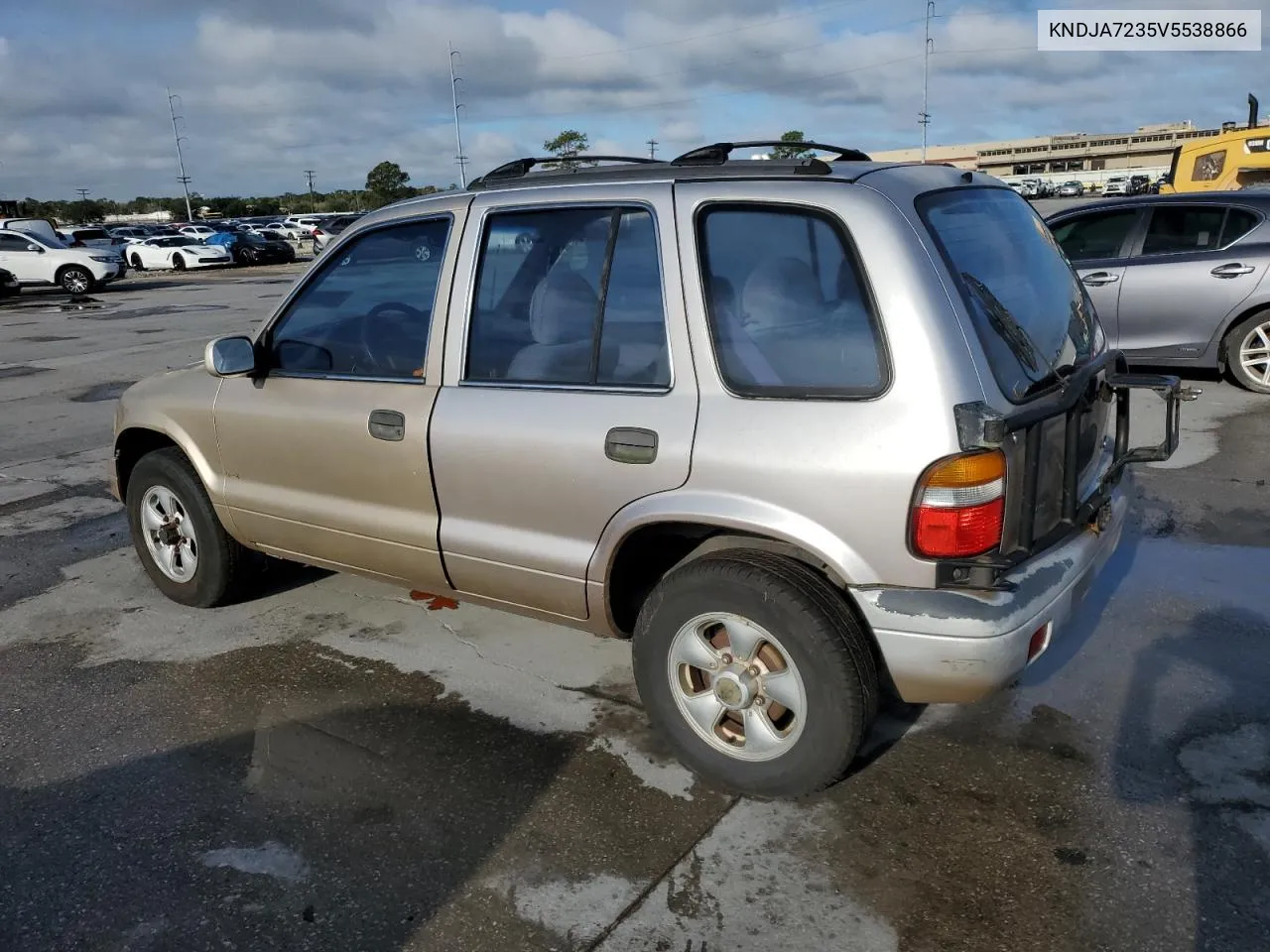 1997 Kia Sportage VIN: KNDJA7235V5538866 Lot: 79728424