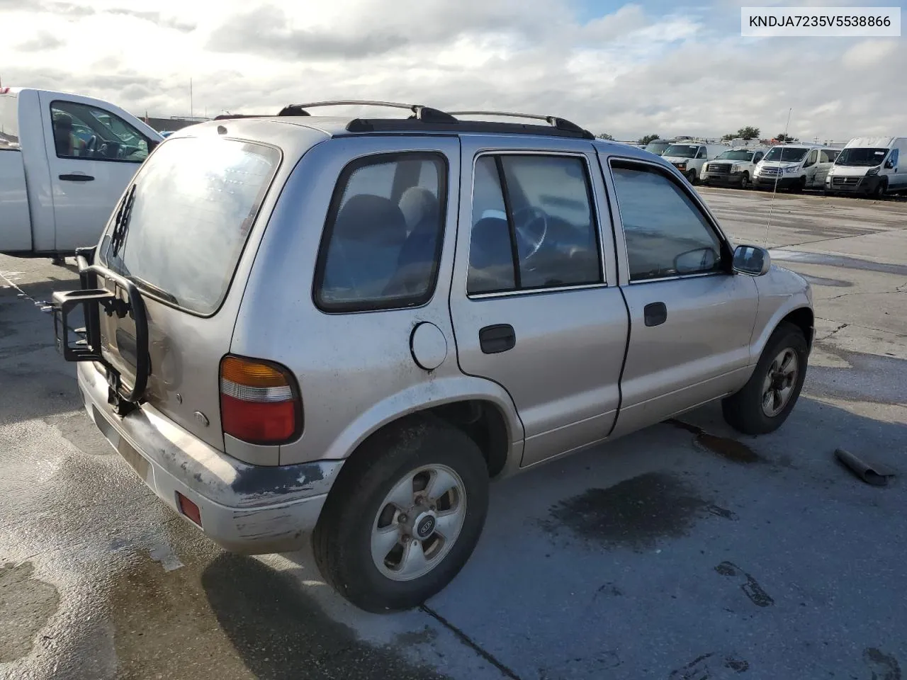 1997 Kia Sportage VIN: KNDJA7235V5538866 Lot: 79728424