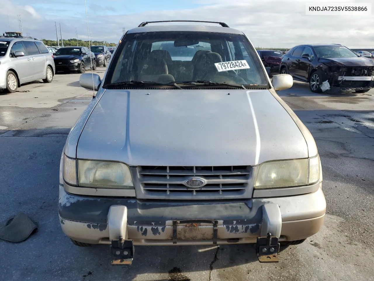 1997 Kia Sportage VIN: KNDJA7235V5538866 Lot: 79728424