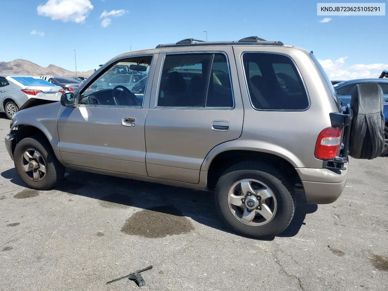 2002 Kia Sportage VIN: KNDJB723625105291 Lot: 49628835