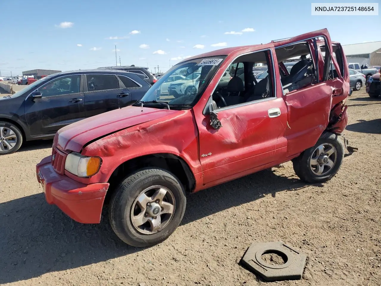 2002 Kia Sportage VIN: KNDJA723725148654 Lot: 54859815