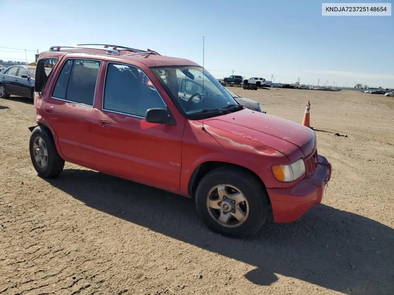 2002 Kia Sportage VIN: KNDJA723725148654 Lot: 54859815