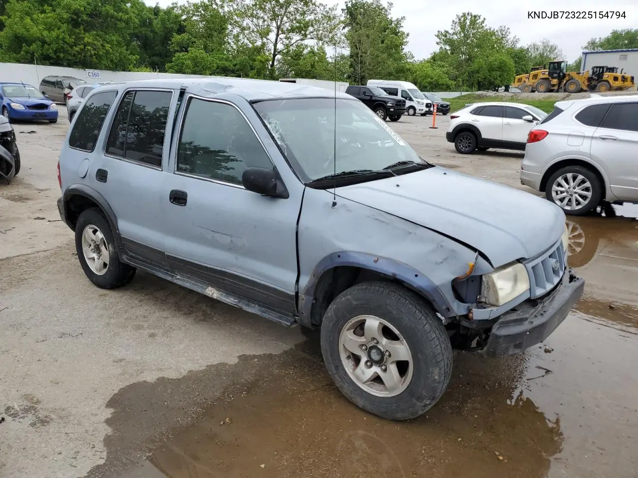 2002 Kia Sportage VIN: KNDJB723225154794 Lot: 59325355