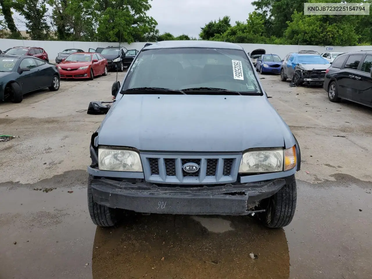 2002 Kia Sportage VIN: KNDJB723225154794 Lot: 59325355