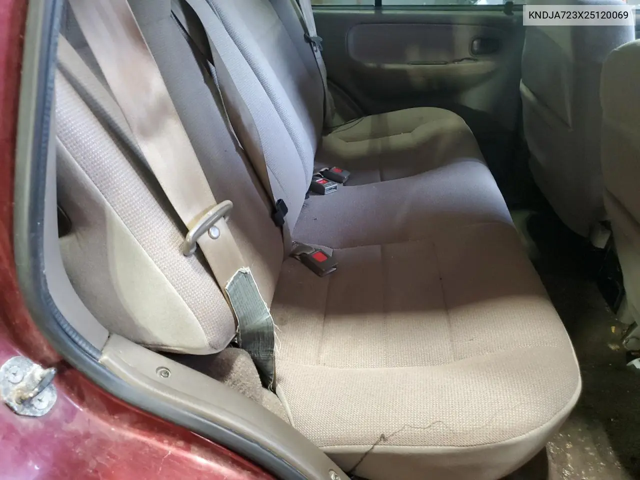 2002 Kia Sportage VIN: KNDJA723X25120069 Lot: 61800295