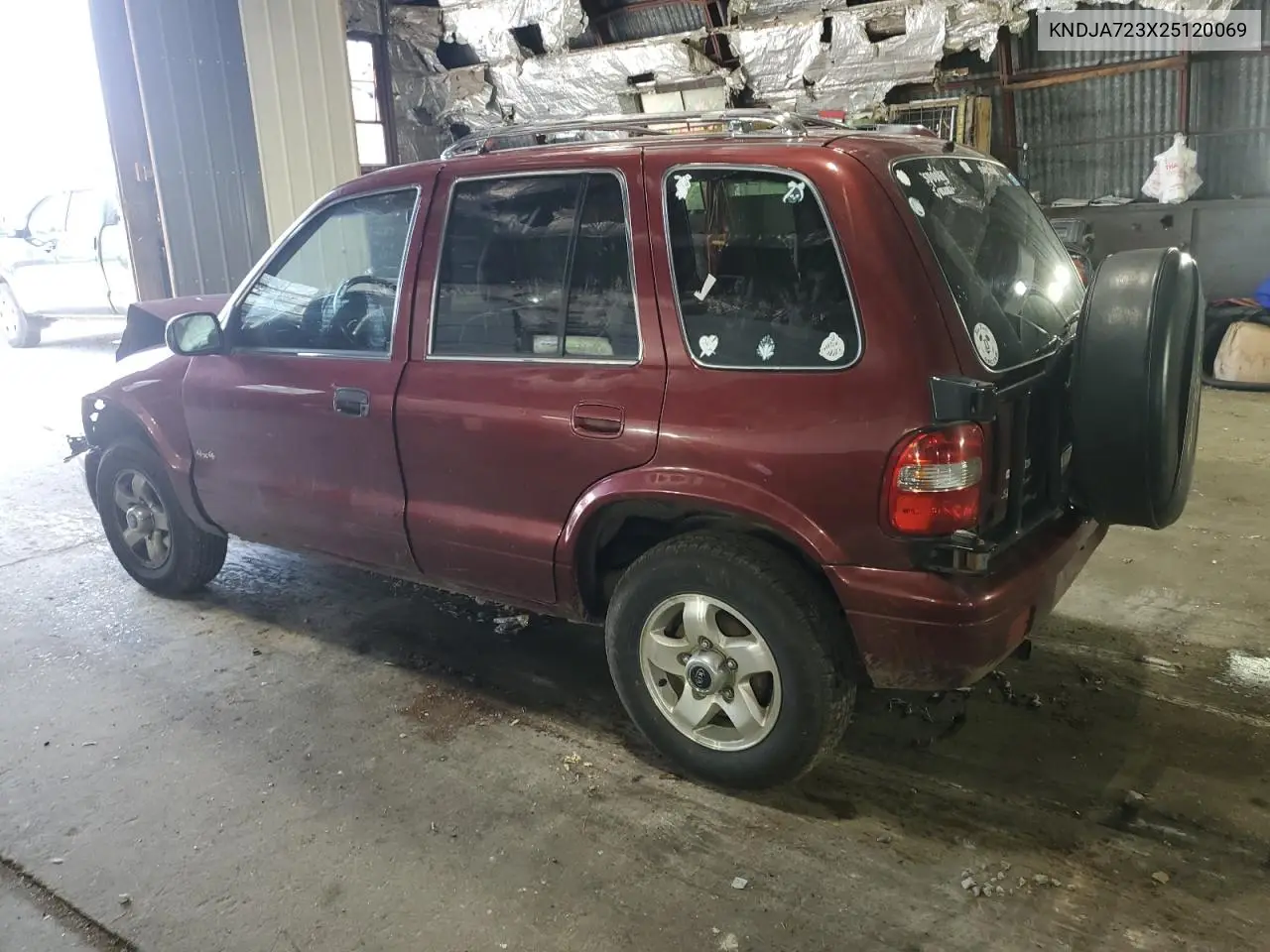 2002 Kia Sportage VIN: KNDJA723X25120069 Lot: 61800295