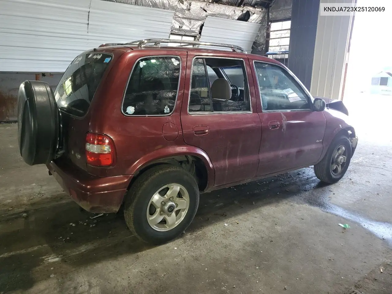 2002 Kia Sportage VIN: KNDJA723X25120069 Lot: 61800295