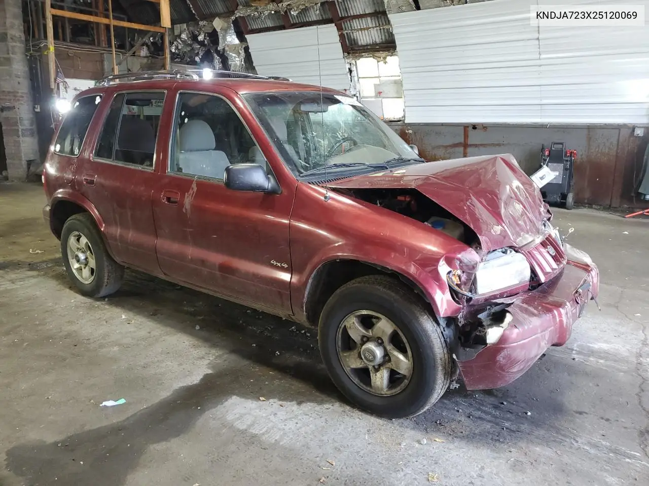 2002 Kia Sportage VIN: KNDJA723X25120069 Lot: 61800295