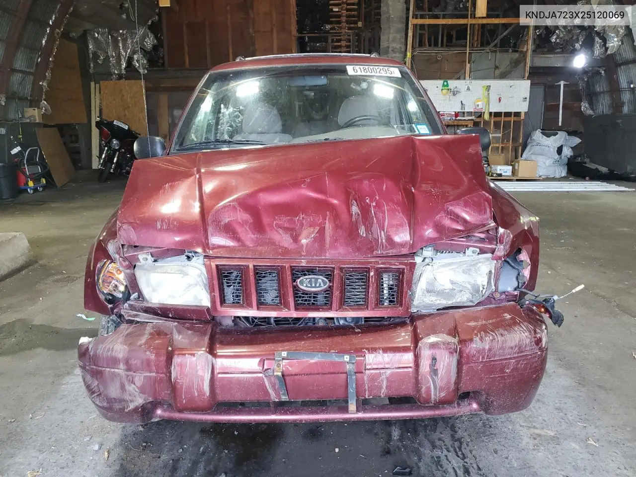 2002 Kia Sportage VIN: KNDJA723X25120069 Lot: 61800295