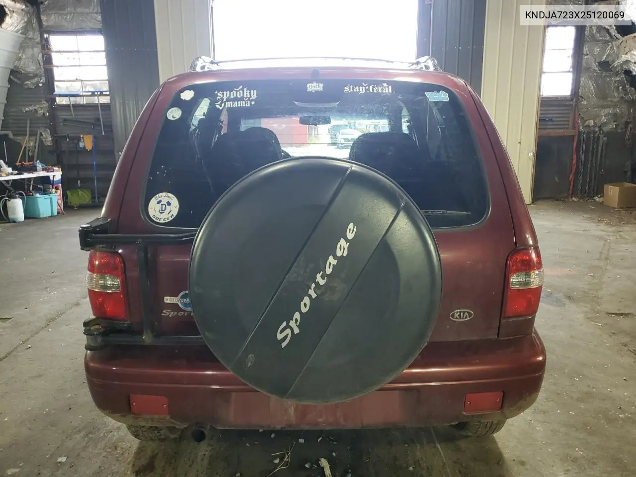 2002 Kia Sportage VIN: KNDJA723X25120069 Lot: 61800295