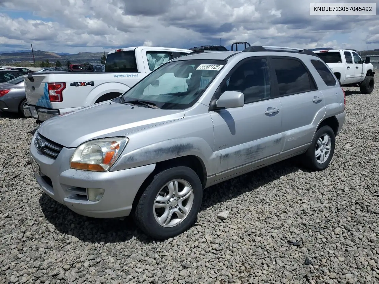 2005 Kia New Sportage VIN: KNDJE723057045492 Lot: 56937725