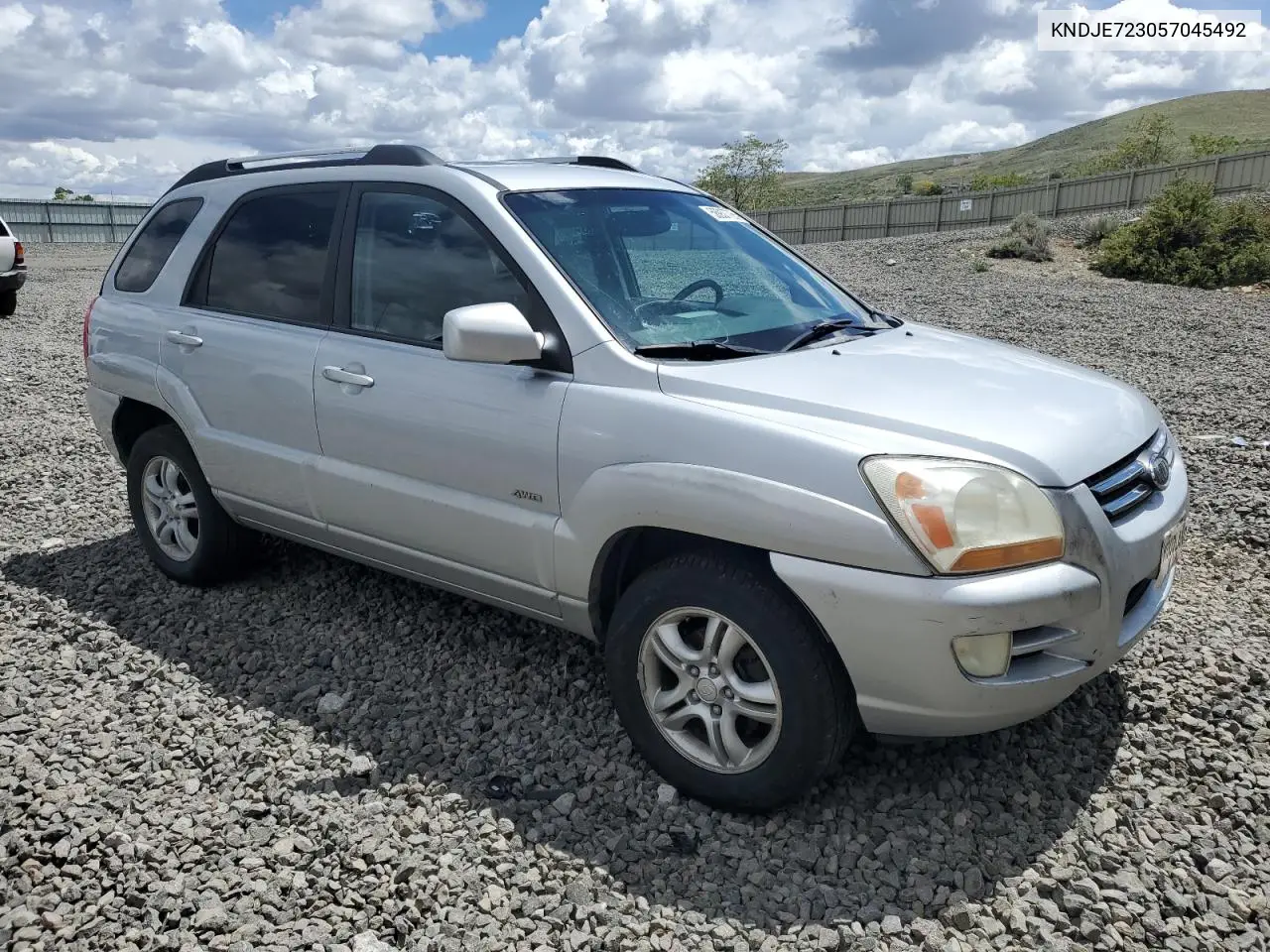 2005 Kia New Sportage VIN: KNDJE723057045492 Lot: 56937725
