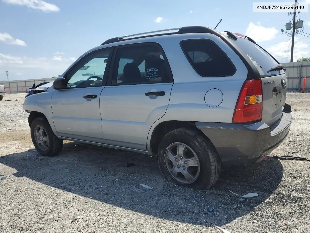 2006 Kia New Sportage VIN: KNDJF724867296140 Lot: 62120985