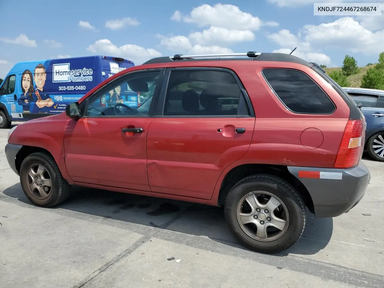 2006 Kia New Sportage VIN: KNDJF724467268674 Lot: 62921415