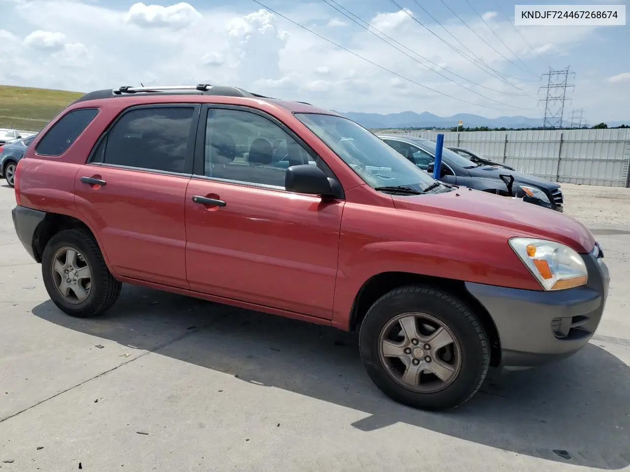 2006 Kia New Sportage VIN: KNDJF724467268674 Lot: 62921415