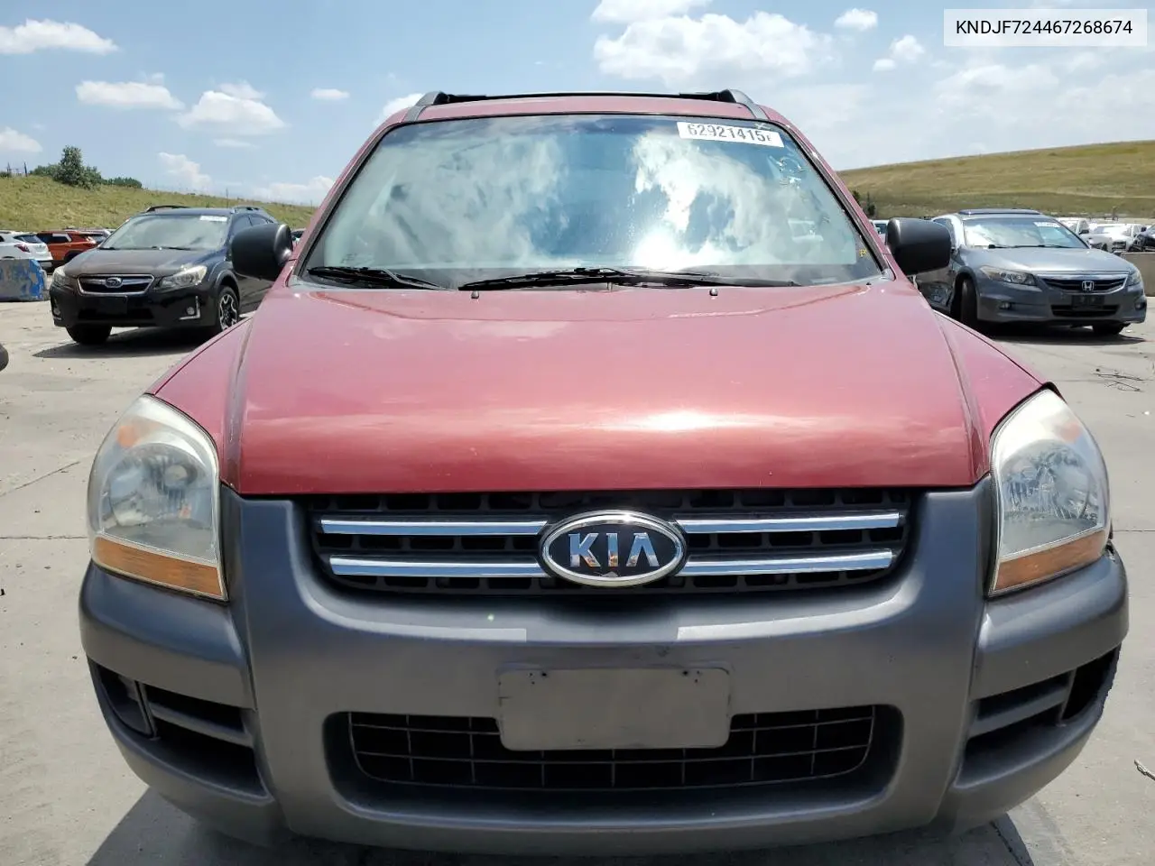 2006 Kia New Sportage VIN: KNDJF724467268674 Lot: 62921415