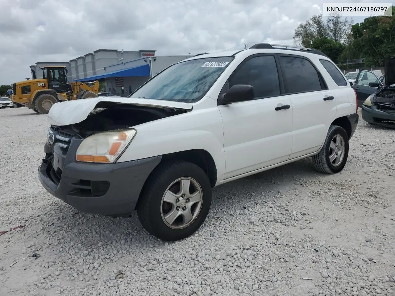 2006 Kia New Sportage VIN: KNDJF724467186797 Lot: 63120625